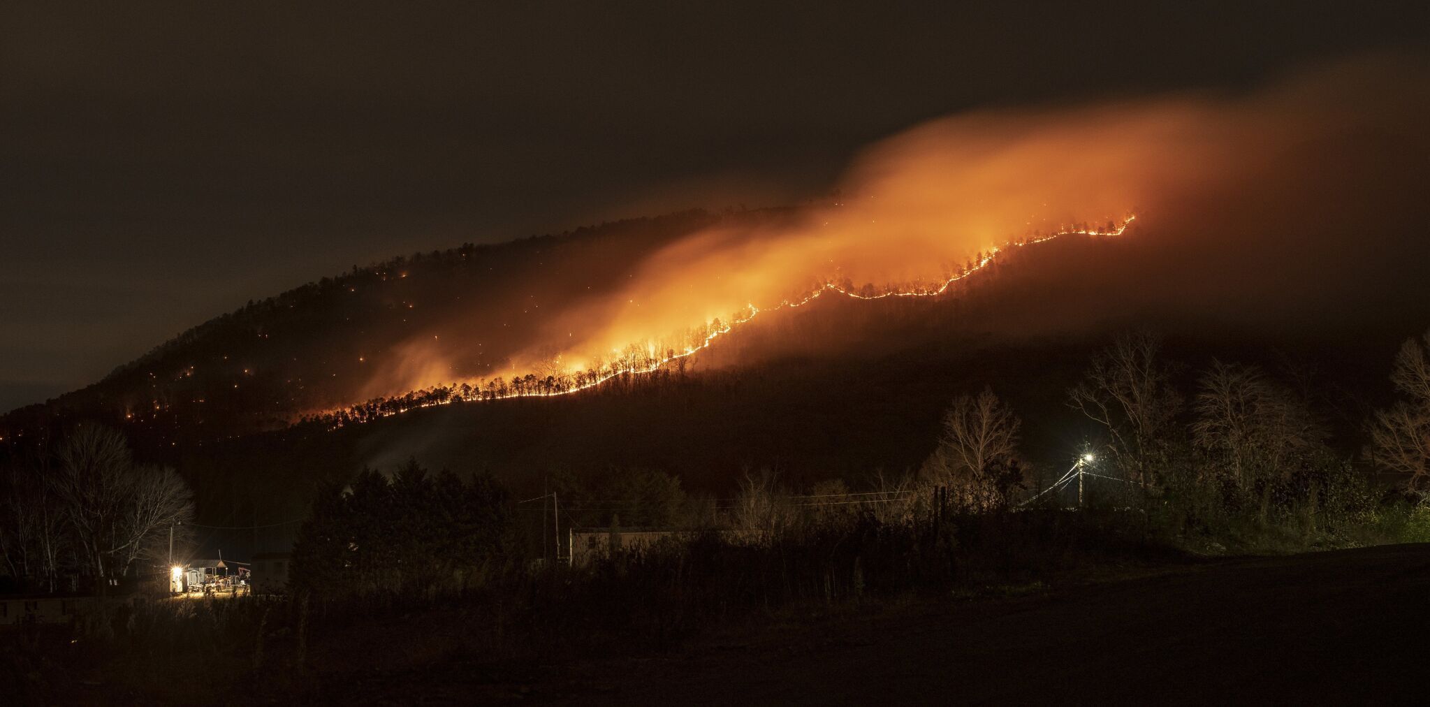 Pilot Mountain Fire